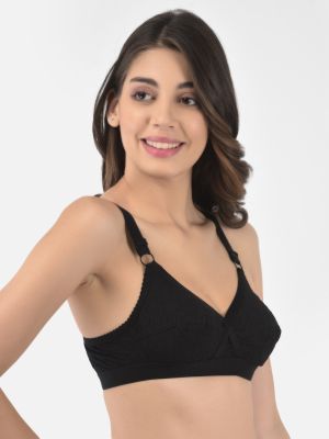 Buy Softline Butterfly Women's Stretch Cotton Wire Free Casual Full  Coverage Bra (Pack of 1055) (1055_Maroon_44C) at