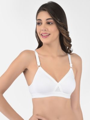 Buy Softline Butterfly Non-Wired Bra(Pack of 2)(Miss Chandni_White_34B) at