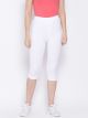 Softline 1003 Capri Leggings White Pack Of 1